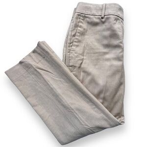 Ann Taylor Women’s Straight Leg Wool Blend Ankle Pants Tan Size 10